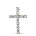 14K Yellow Gold Pendant with 11 Round-Cut Lab-Created Diamonds 2.81