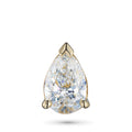Yellow Gold Pendant with 1 Pear-Cut Lab-Created Diamond 1.01 CT.TW